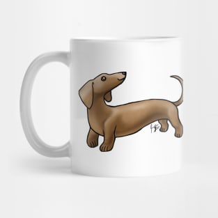 Dog - Smooth Haired Dachshund - Brown Mug